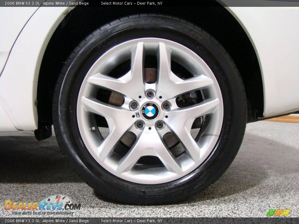 2006 BMW X3 3.0i Alpine White / Sand Beige Photo #7