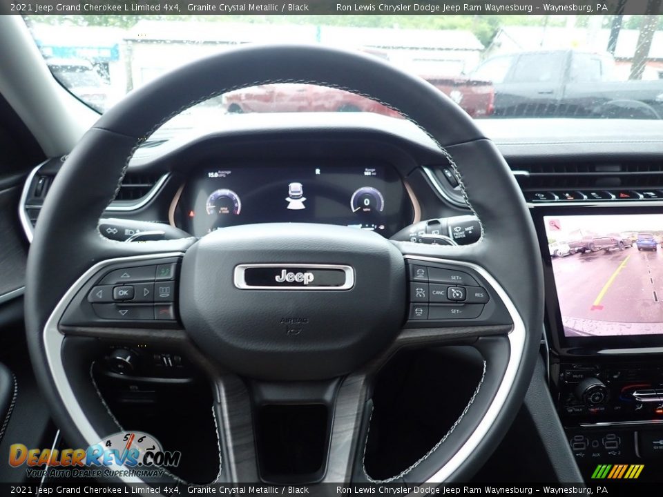 2021 Jeep Grand Cherokee L Limited 4x4 Granite Crystal Metallic / Black Photo #22