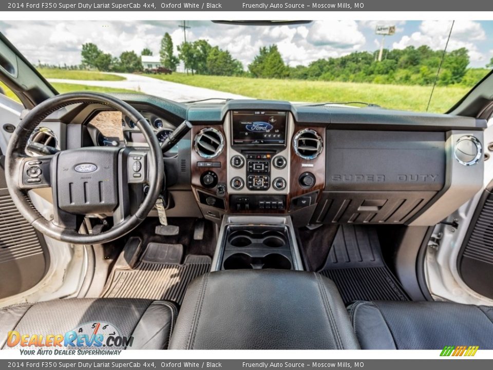 Dashboard of 2014 Ford F350 Super Duty Lariat SuperCab 4x4 Photo #33