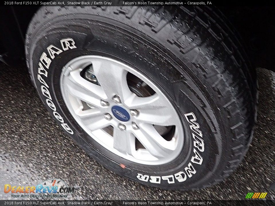 2018 Ford F150 XLT SuperCab 4x4 Shadow Black / Earth Gray Photo #9