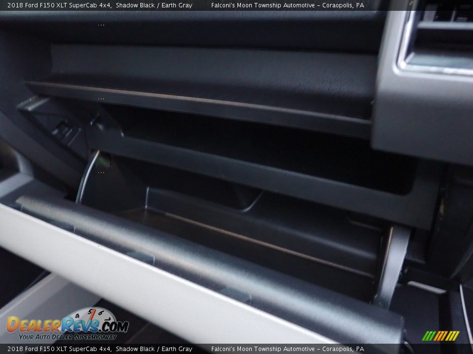 2018 Ford F150 XLT SuperCab 4x4 Shadow Black / Earth Gray Photo #12