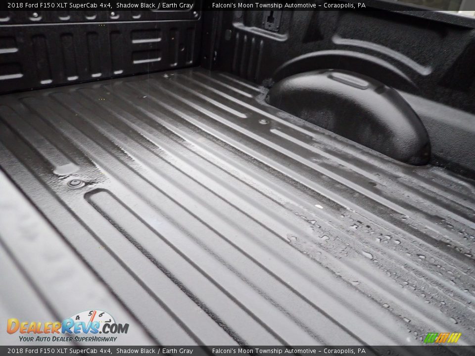 2018 Ford F150 XLT SuperCab 4x4 Shadow Black / Earth Gray Photo #16