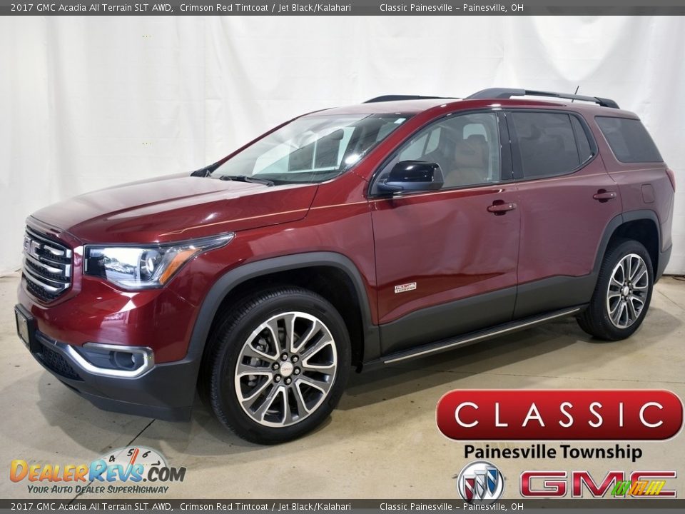 2017 GMC Acadia All Terrain SLT AWD Crimson Red Tintcoat / Jet Black/Kalahari Photo #1