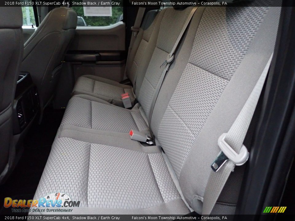 2018 Ford F150 XLT SuperCab 4x4 Shadow Black / Earth Gray Photo #19