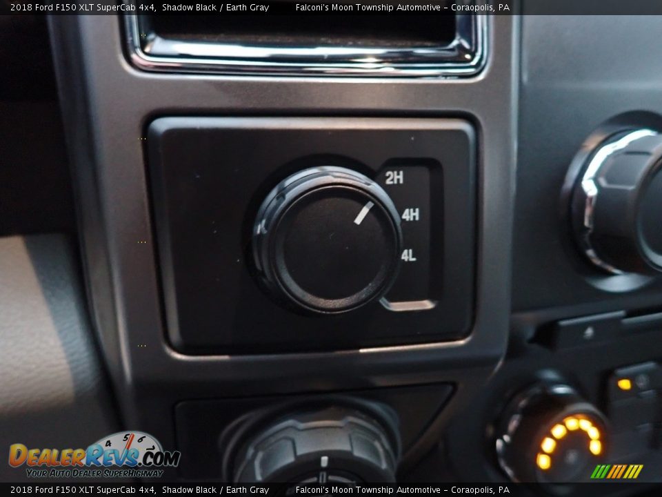 2018 Ford F150 XLT SuperCab 4x4 Shadow Black / Earth Gray Photo #24