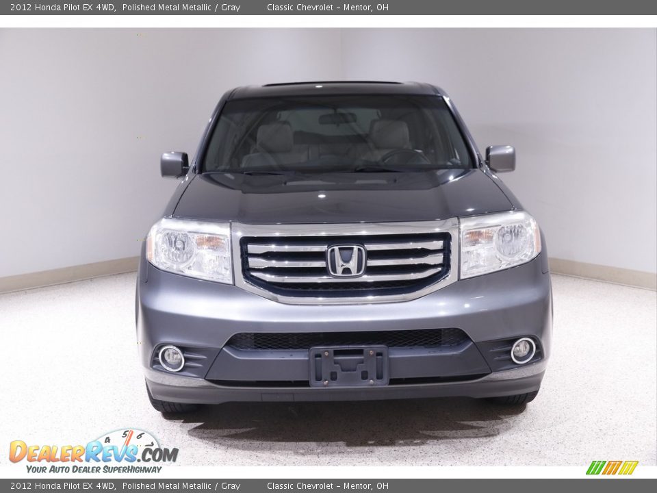 2012 Honda Pilot EX 4WD Polished Metal Metallic / Gray Photo #2