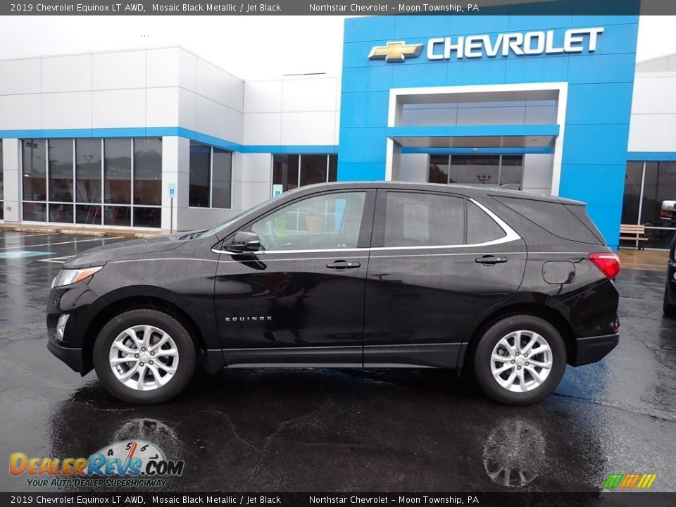 2019 Chevrolet Equinox LT AWD Mosaic Black Metallic / Jet Black Photo #3