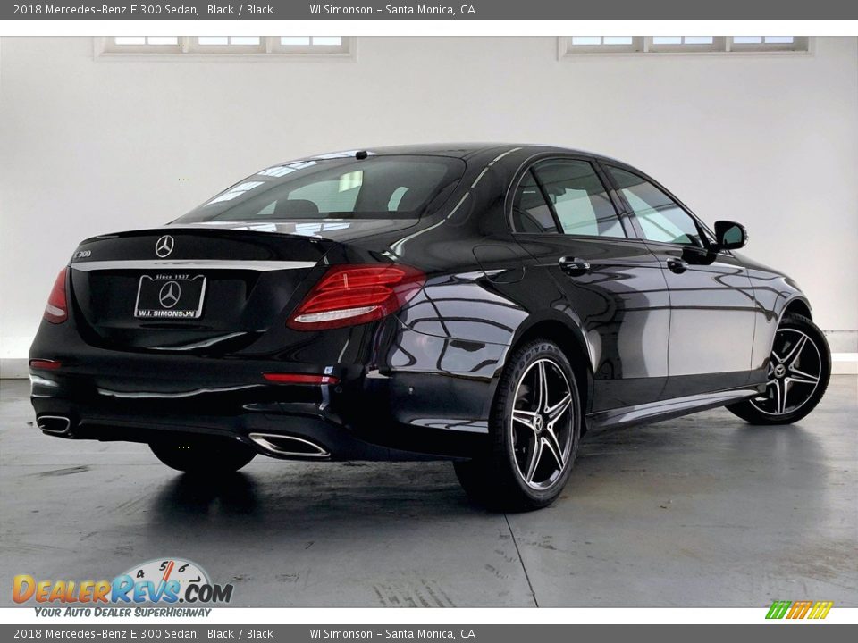 2018 Mercedes-Benz E 300 Sedan Black / Black Photo #13