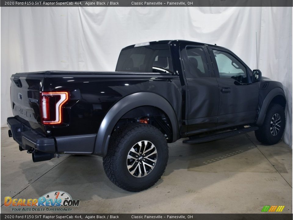 2020 Ford F150 SVT Raptor SuperCab 4x4 Agate Black / Black Photo #2