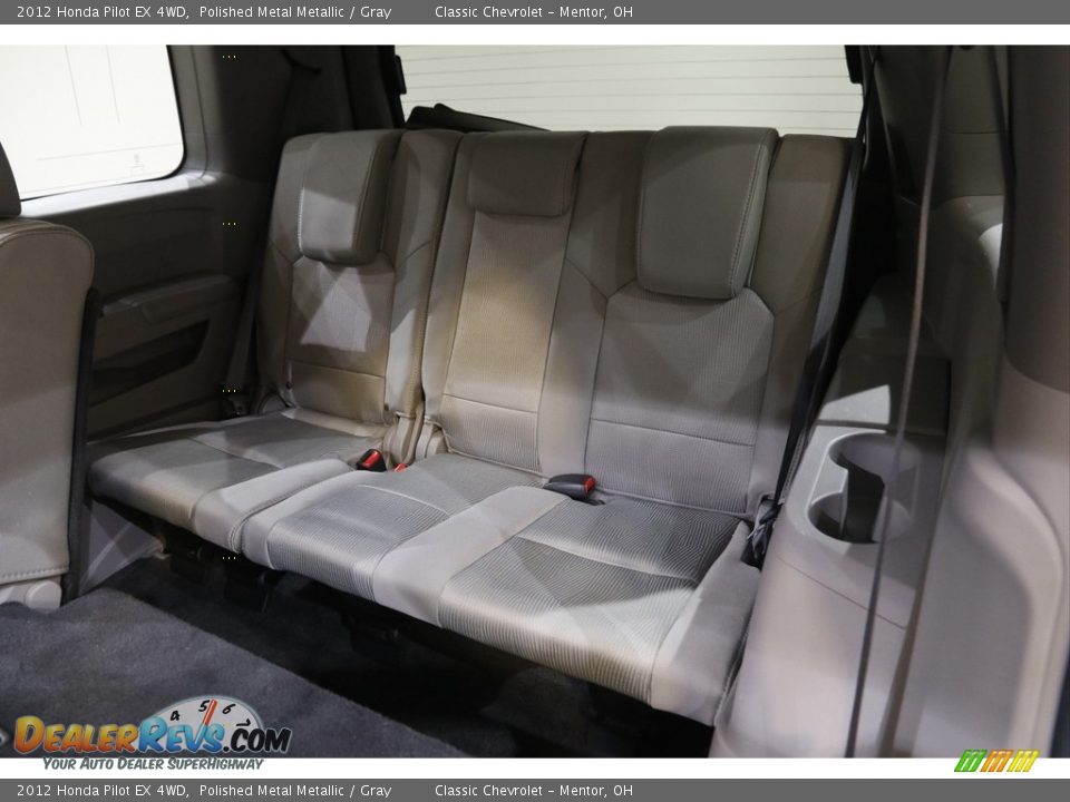 2012 Honda Pilot EX 4WD Polished Metal Metallic / Gray Photo #17