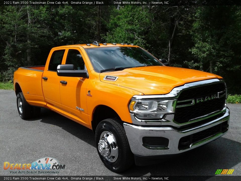 Omaha Orange 2021 Ram 3500 Tradesman Crew Cab 4x4 Photo #4