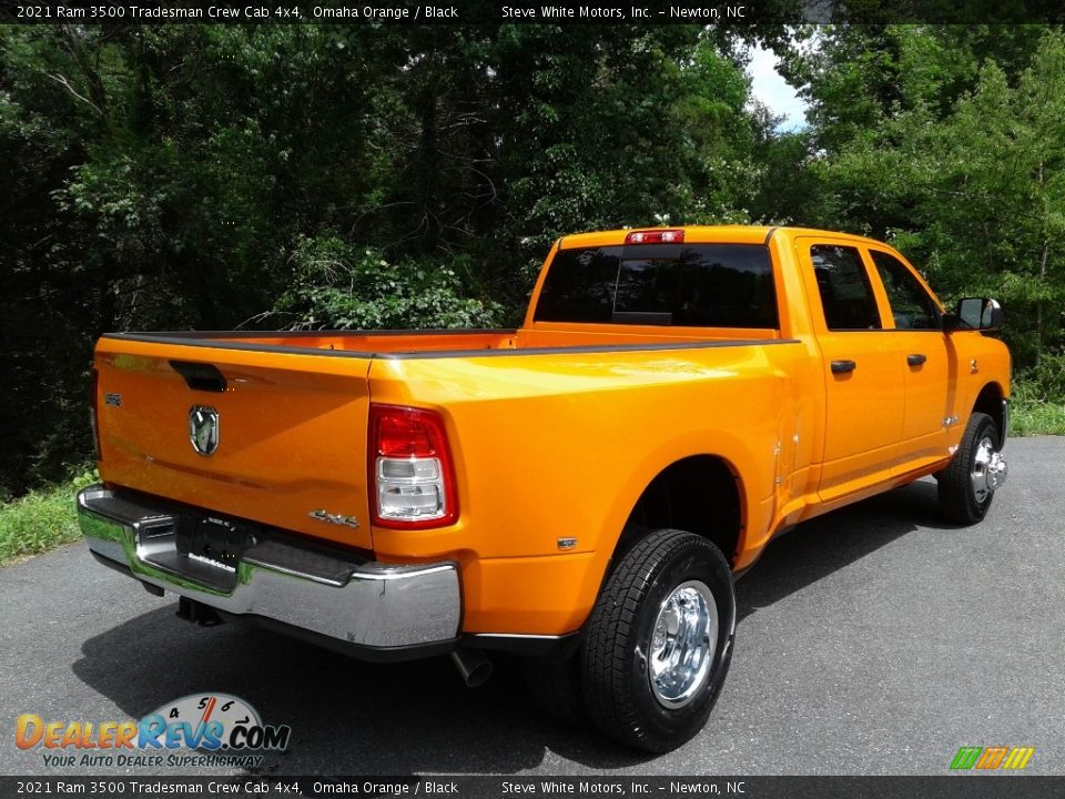 2021 Ram 3500 Tradesman Crew Cab 4x4 Omaha Orange / Black Photo #6