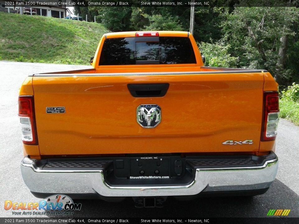 2021 Ram 3500 Tradesman Crew Cab 4x4 Omaha Orange / Black Photo #7