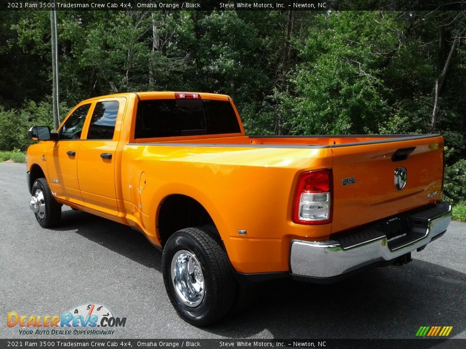 2021 Ram 3500 Tradesman Crew Cab 4x4 Omaha Orange / Black Photo #9