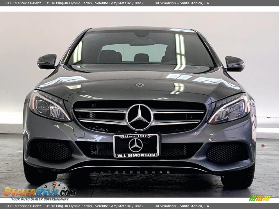 2018 Mercedes-Benz C 350e Plug-in Hybrid Sedan Selenite Grey Metallic / Black Photo #2