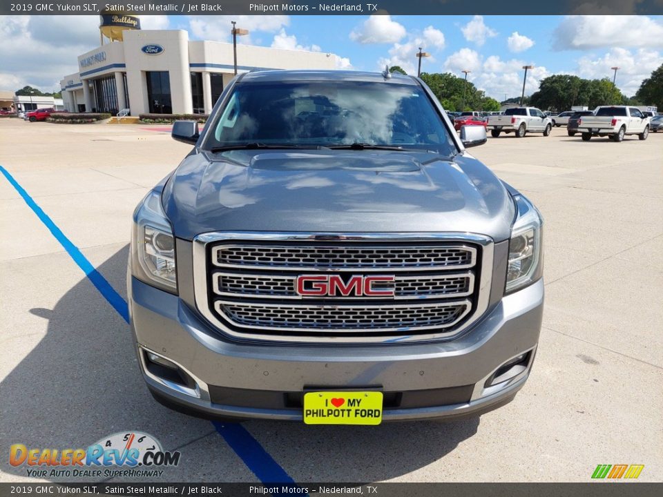2019 GMC Yukon SLT Satin Steel Metallic / Jet Black Photo #2