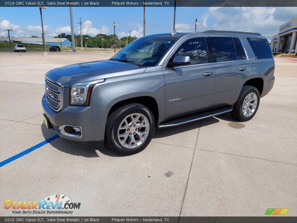 2019 GMC Yukon SLT Satin Steel Metallic / Jet Black Photo #3