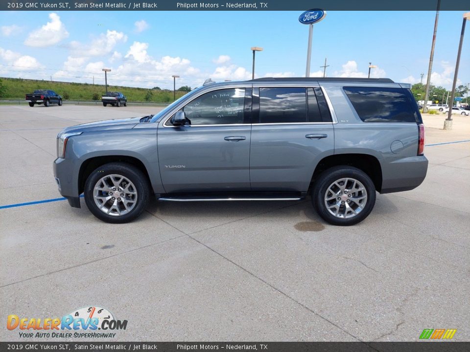 2019 GMC Yukon SLT Satin Steel Metallic / Jet Black Photo #4