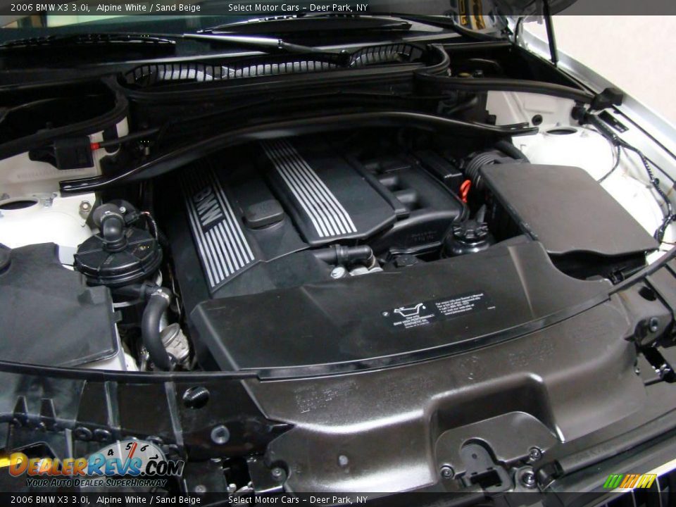 2006 BMW X3 3.0i Alpine White / Sand Beige Photo #14
