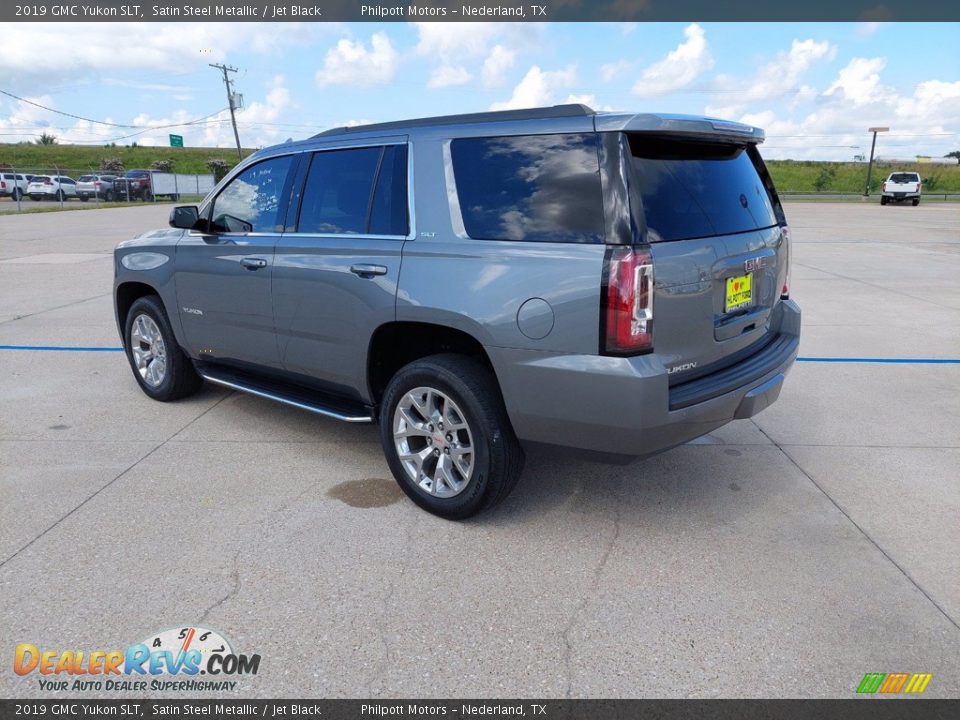 2019 GMC Yukon SLT Satin Steel Metallic / Jet Black Photo #5