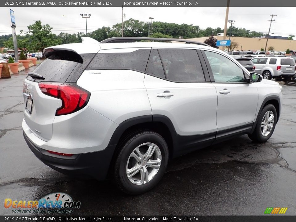 2019 GMC Terrain SLE AWD Quicksilver Metallic / Jet Black Photo #9