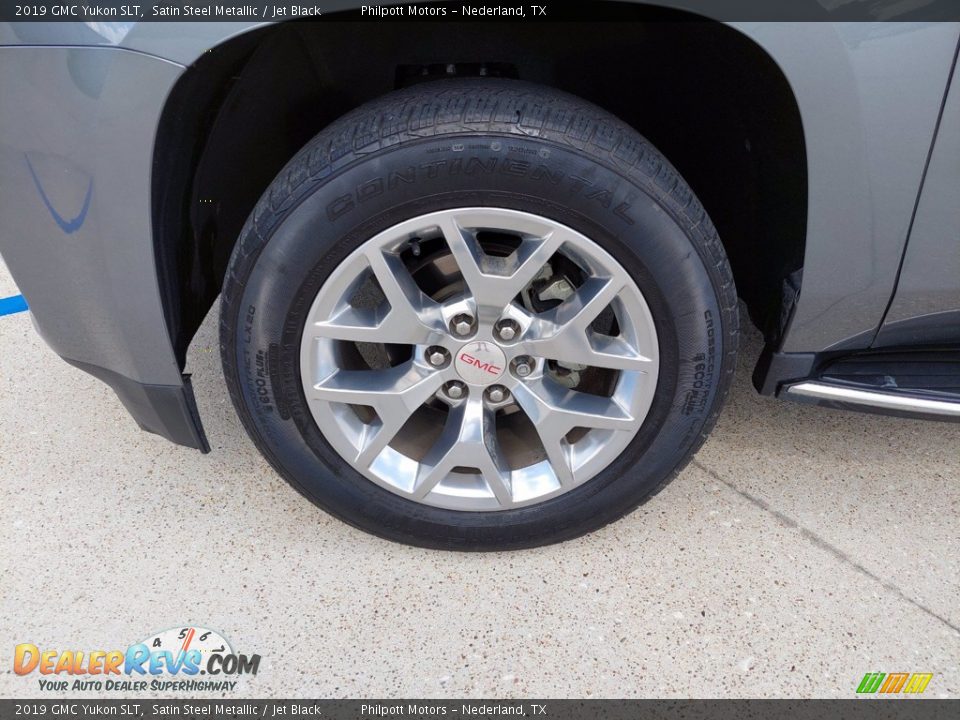 2019 GMC Yukon SLT Satin Steel Metallic / Jet Black Photo #9
