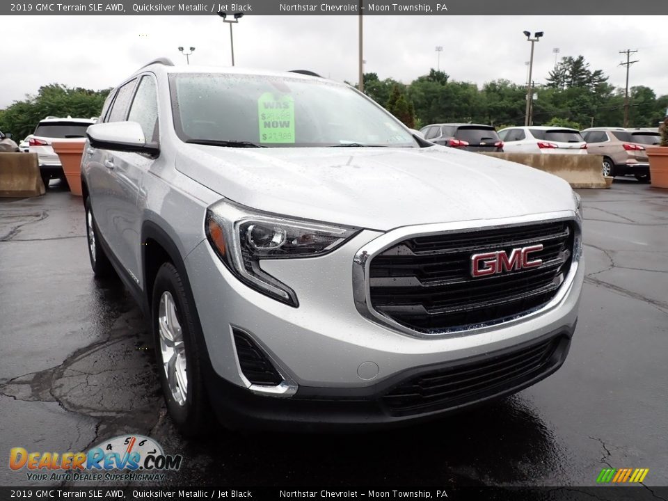 2019 GMC Terrain SLE AWD Quicksilver Metallic / Jet Black Photo #12