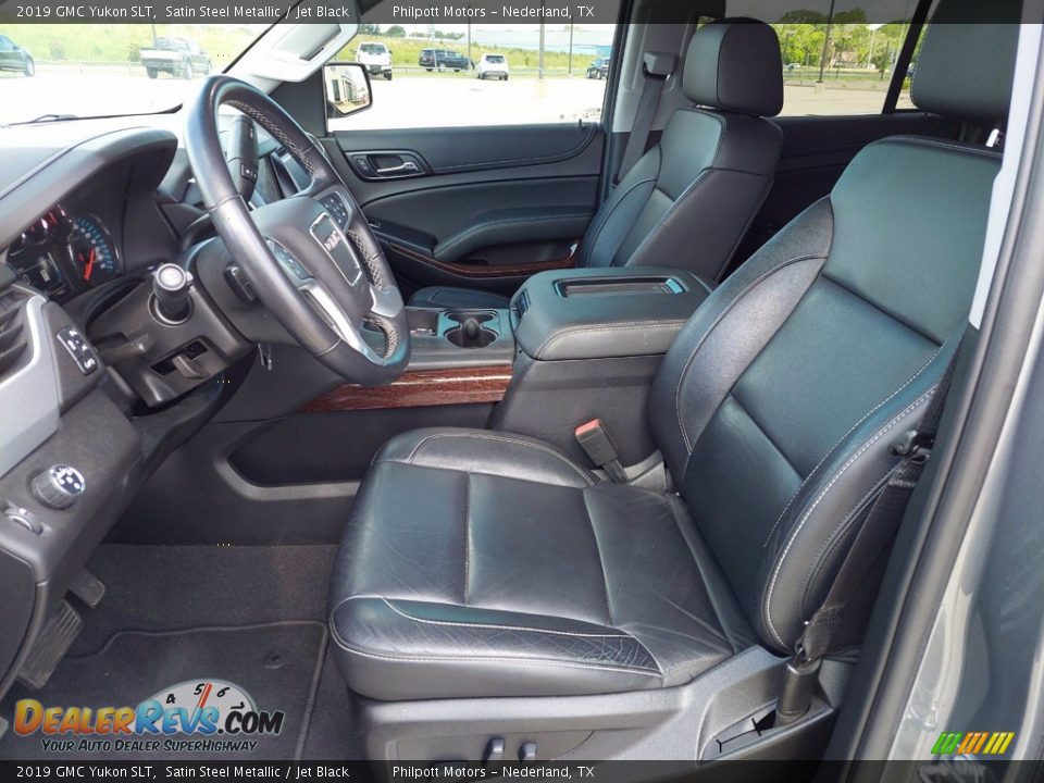 2019 GMC Yukon SLT Satin Steel Metallic / Jet Black Photo #10