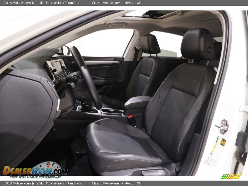 2019 Volkswagen Jetta SE Pure White / Titan Black Photo #5