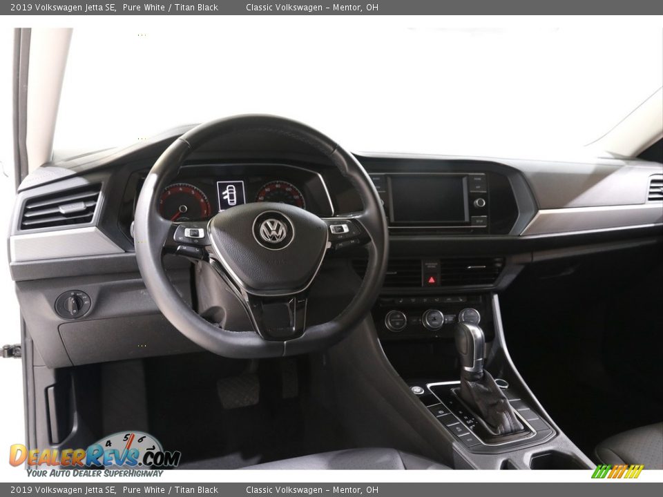 2019 Volkswagen Jetta SE Pure White / Titan Black Photo #6