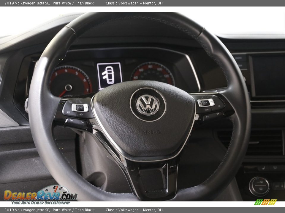 2019 Volkswagen Jetta SE Pure White / Titan Black Photo #7