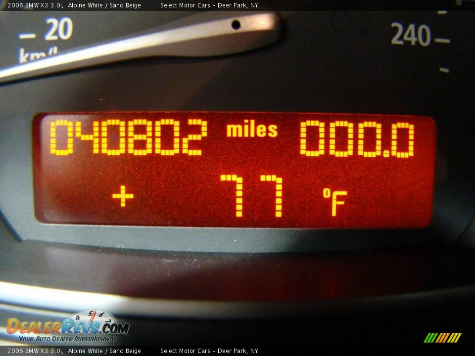 2006 BMW X3 3.0i Alpine White / Sand Beige Photo #15