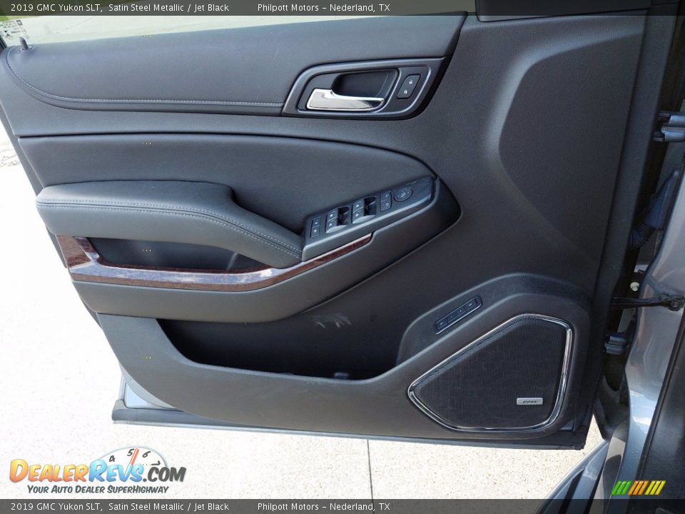 2019 GMC Yukon SLT Satin Steel Metallic / Jet Black Photo #13