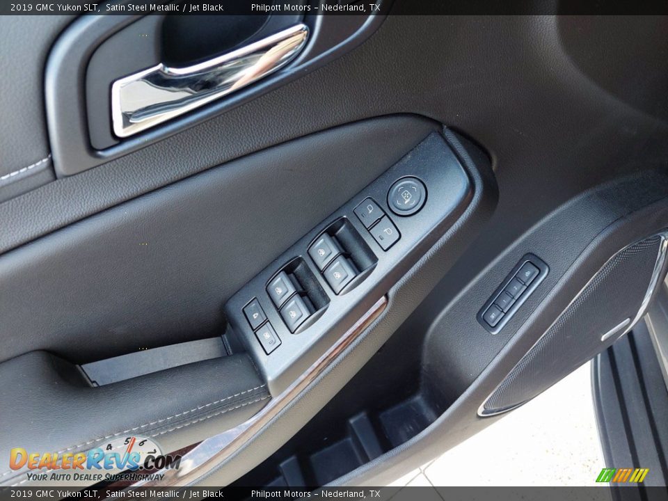 2019 GMC Yukon SLT Satin Steel Metallic / Jet Black Photo #14