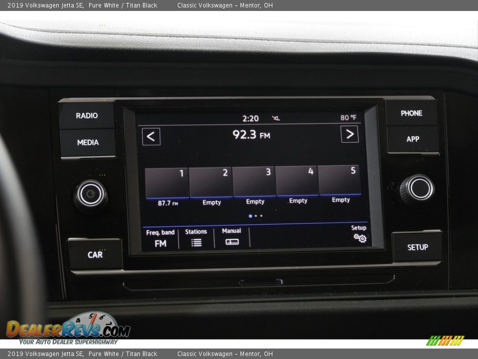2019 Volkswagen Jetta SE Pure White / Titan Black Photo #10
