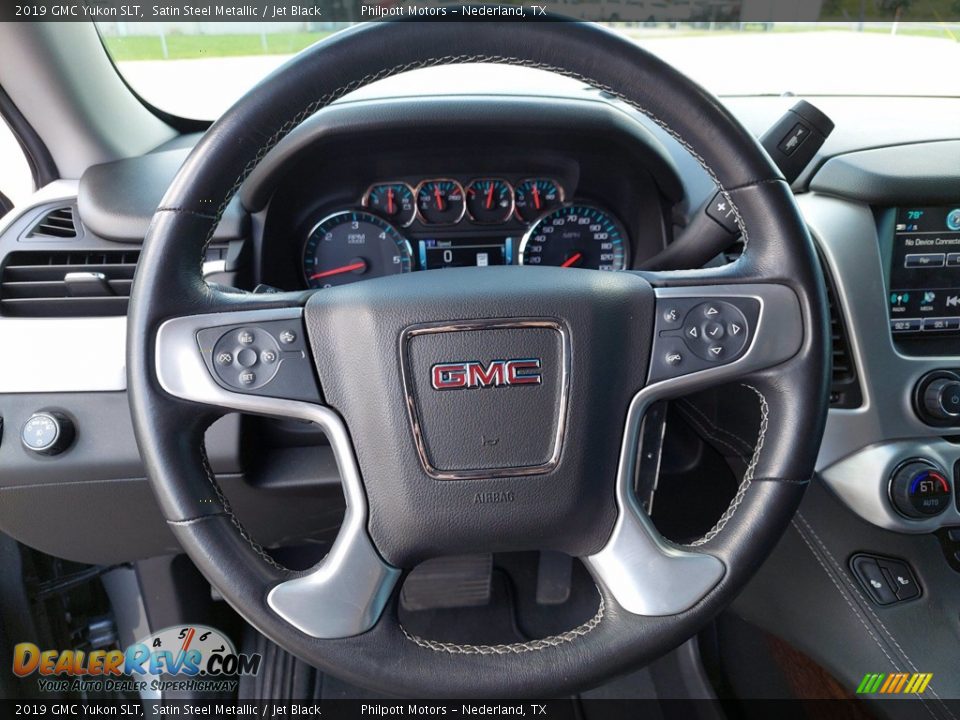 2019 GMC Yukon SLT Satin Steel Metallic / Jet Black Photo #15
