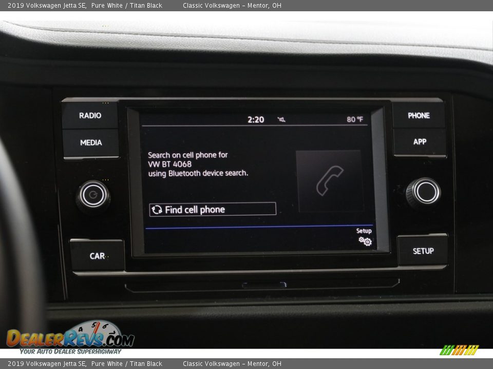 2019 Volkswagen Jetta SE Pure White / Titan Black Photo #11