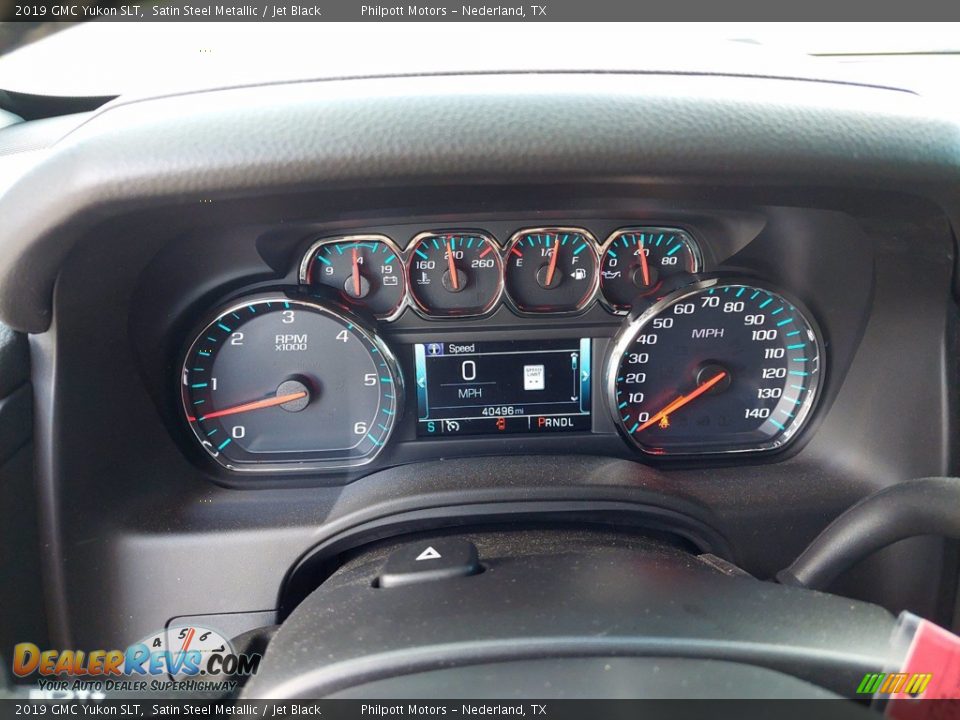 2019 GMC Yukon SLT Satin Steel Metallic / Jet Black Photo #18