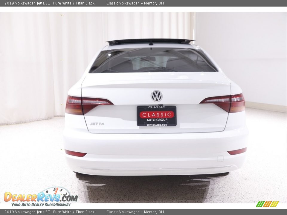 2019 Volkswagen Jetta SE Pure White / Titan Black Photo #16