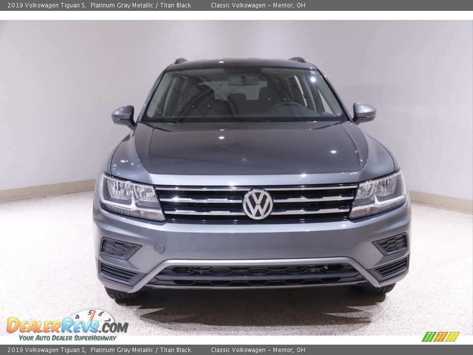 2019 Volkswagen Tiguan S Platinum Gray Metallic / Titan Black Photo #2