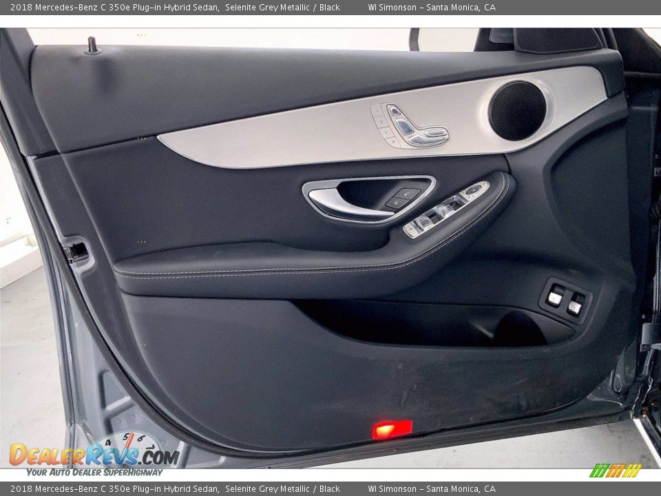 2018 Mercedes-Benz C 350e Plug-in Hybrid Sedan Selenite Grey Metallic / Black Photo #26