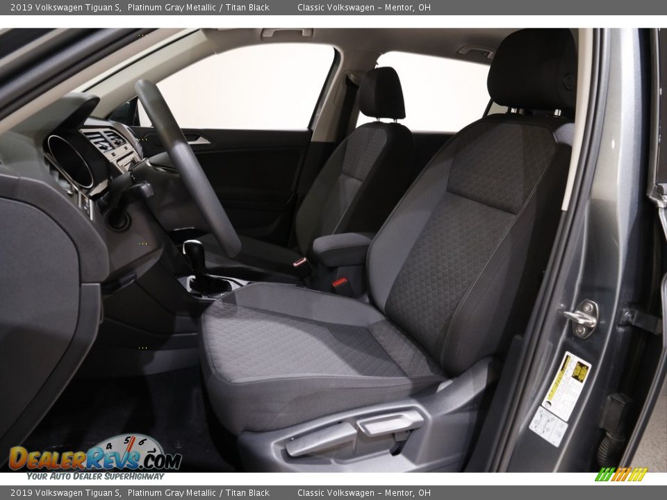 2019 Volkswagen Tiguan S Platinum Gray Metallic / Titan Black Photo #5