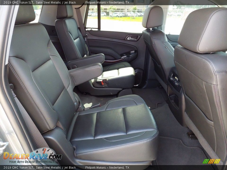 2019 GMC Yukon SLT Satin Steel Metallic / Jet Black Photo #28