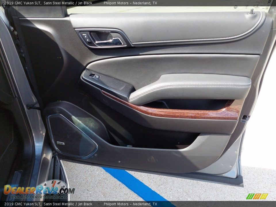 2019 GMC Yukon SLT Satin Steel Metallic / Jet Black Photo #29