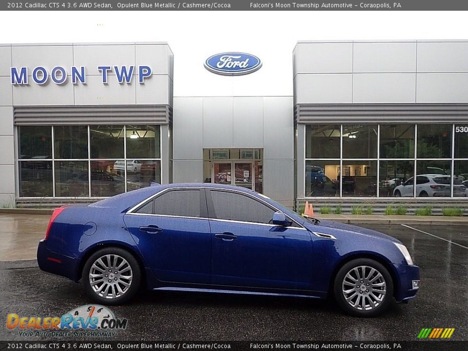 2012 Cadillac CTS 4 3.6 AWD Sedan Opulent Blue Metallic / Cashmere/Cocoa Photo #1