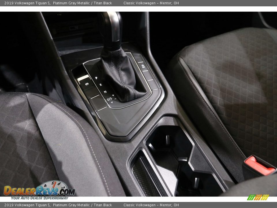 2019 Volkswagen Tiguan S Platinum Gray Metallic / Titan Black Photo #12