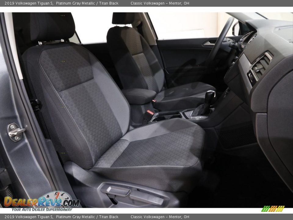 2019 Volkswagen Tiguan S Platinum Gray Metallic / Titan Black Photo #13