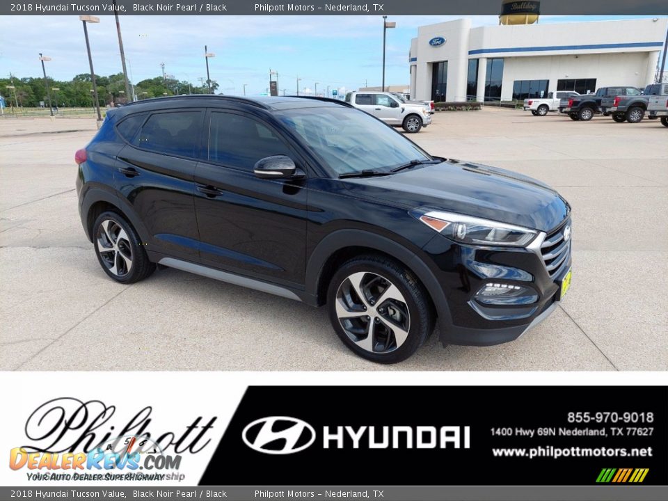 2018 Hyundai Tucson Value Black Noir Pearl / Black Photo #1