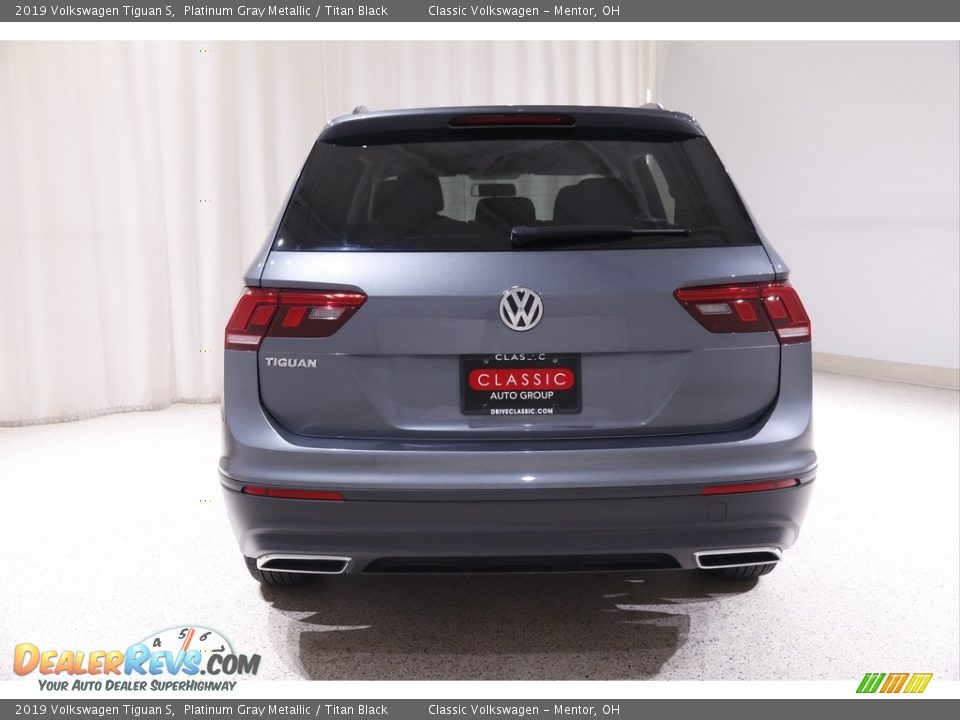 2019 Volkswagen Tiguan S Platinum Gray Metallic / Titan Black Photo #17