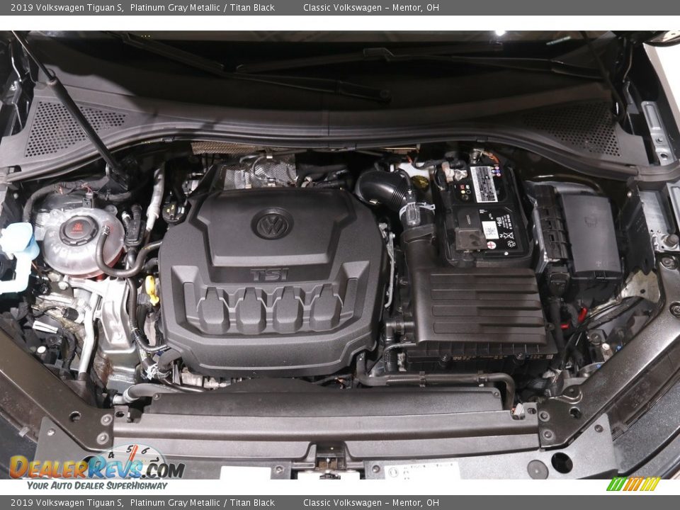 2019 Volkswagen Tiguan S Platinum Gray Metallic / Titan Black Photo #18